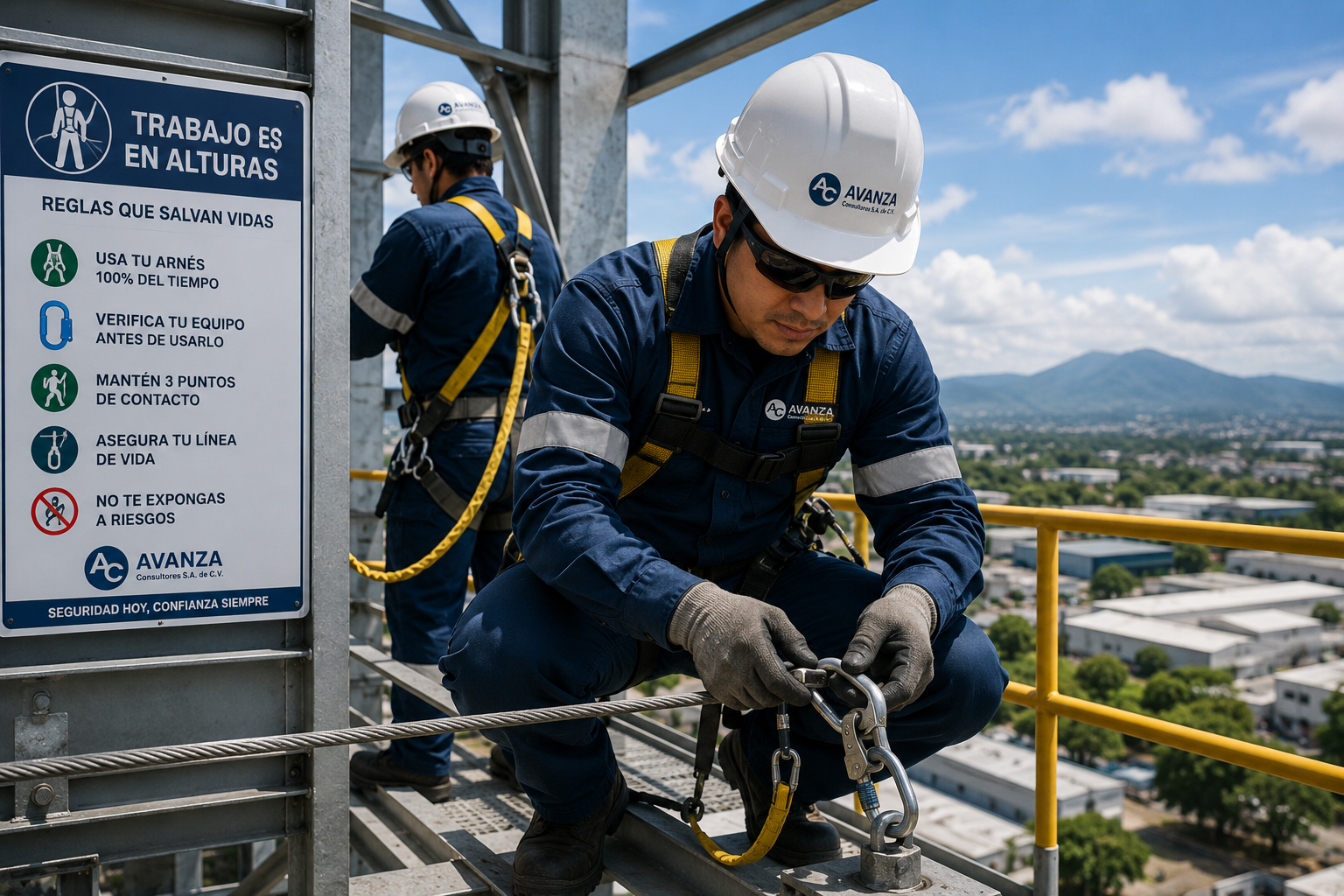 Prevención y seguridad en trabajo en alturas
