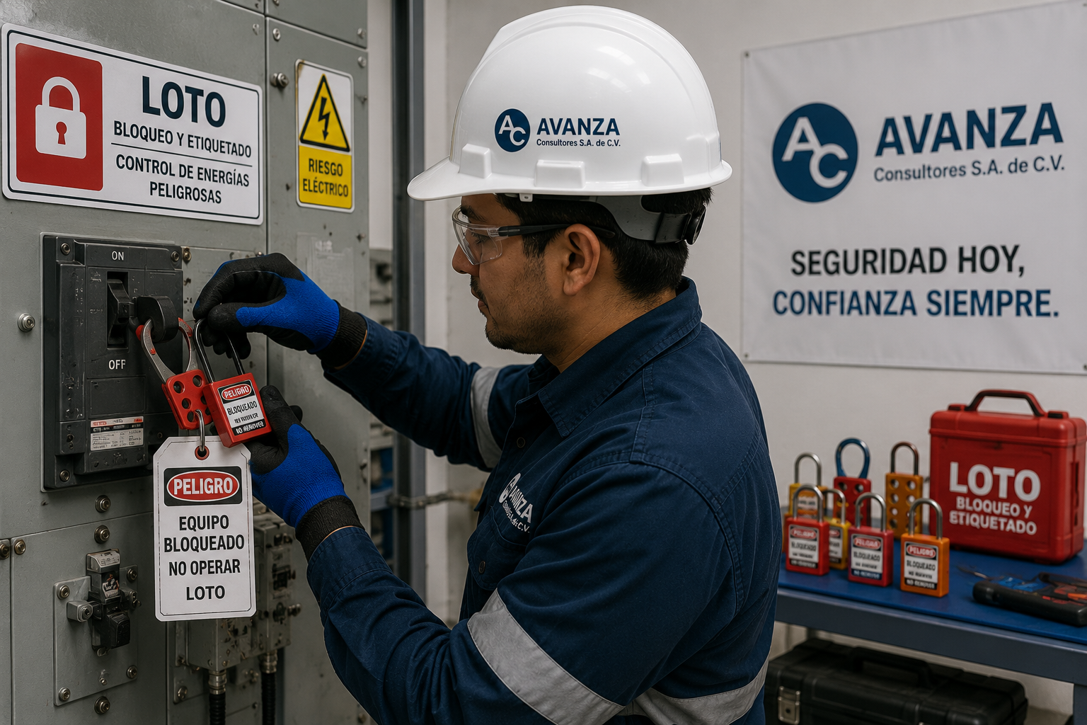 LOTO control de energías peligrosas